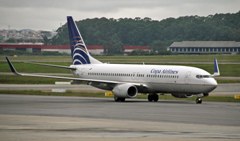 コパ航空(パナマ).ボーイング737-8V3winglets(HP-1712CMP)